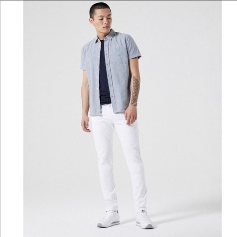 AG ADRIANO GOLDSCHMIED "The Tellis" White Jeans